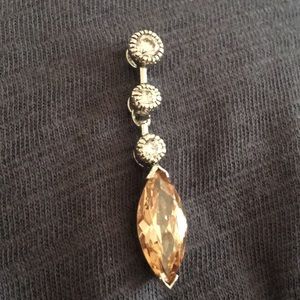 Beautiful champagne marquise pendant